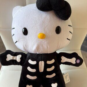Hello Kitty Skeleton Halloween Plush